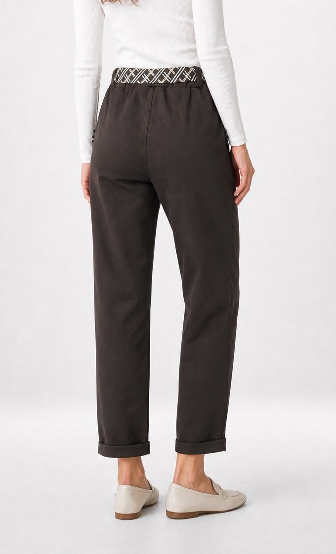 Paperbag Waist Trousers with Patterned Tie - Mixed Pack (2)