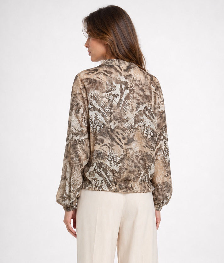 Snake Bomber Jacket with Drawstring Hem - Mixed Pack (2)