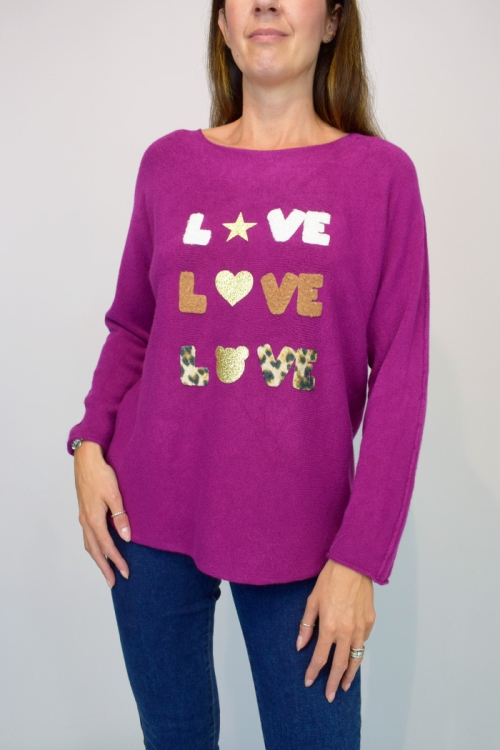 Triple Love Italian Wool Knitted Top