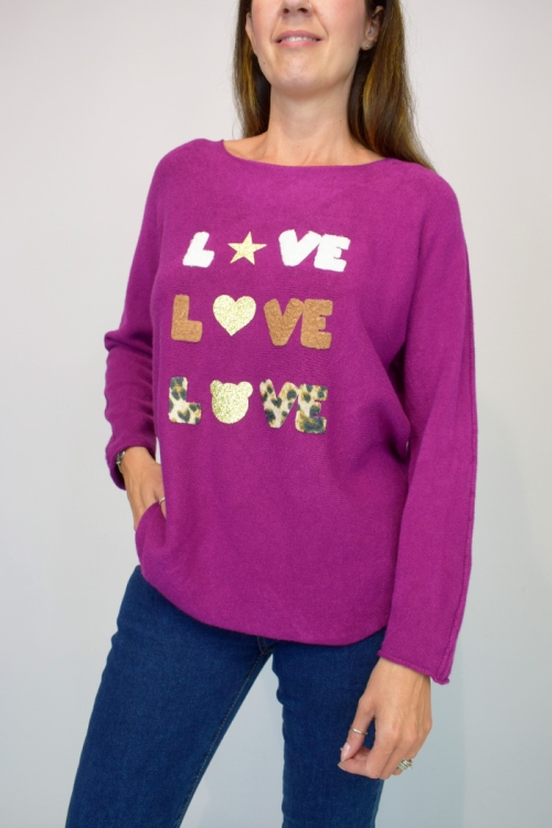 Triple Love Italian Wool Knitted Top