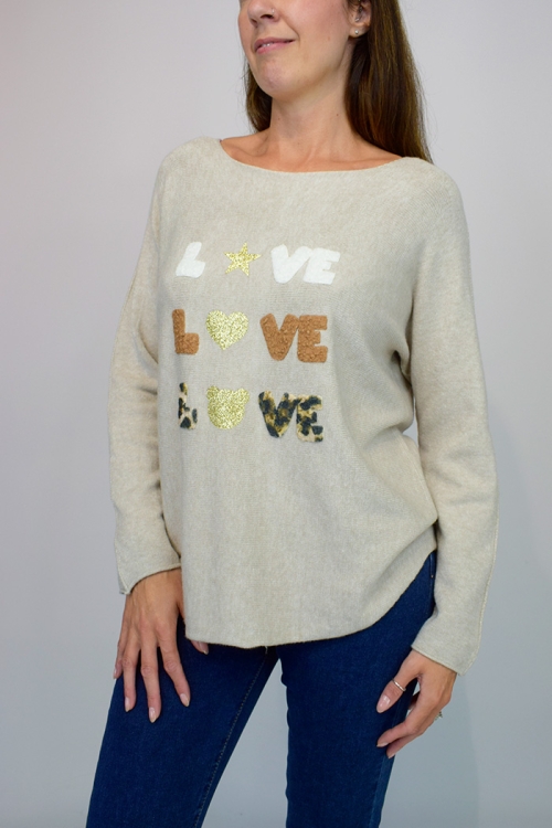 Triple Love Italian Wool Knitted Top