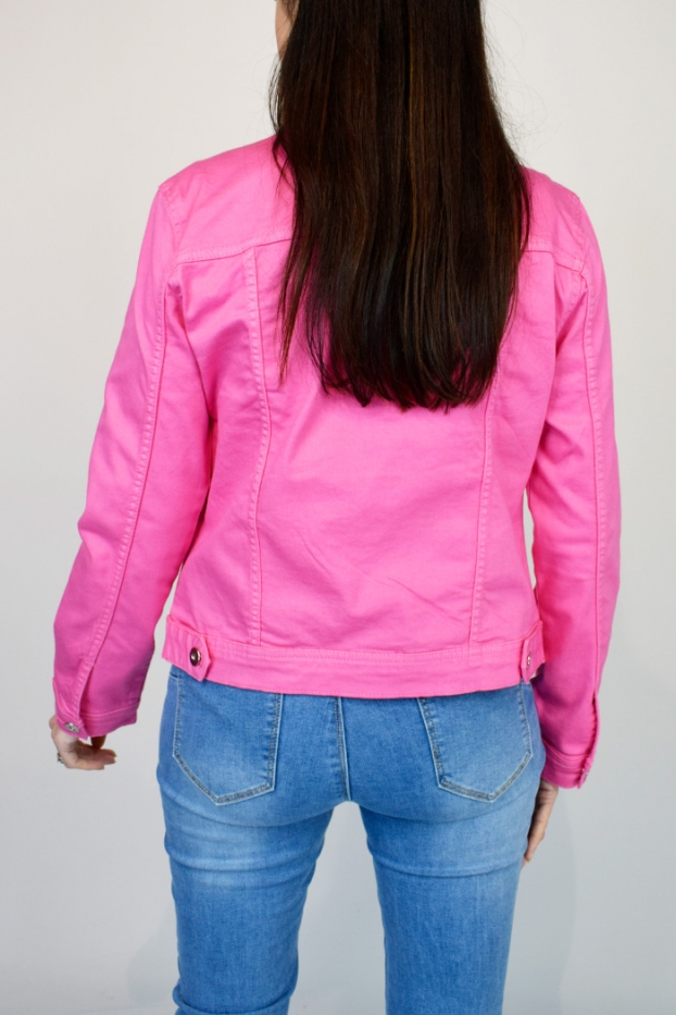 Hot Pink Denim Jacket